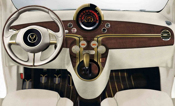 fiat500c3 Fiat 500C de Fenice Milano con oro puro