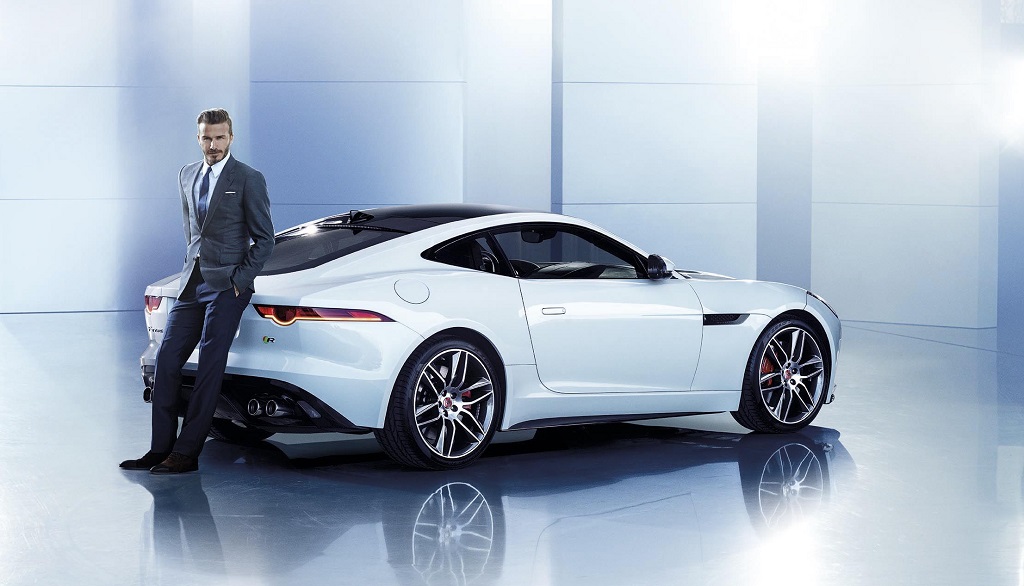 Beckham Jaguar F-Type Coupe