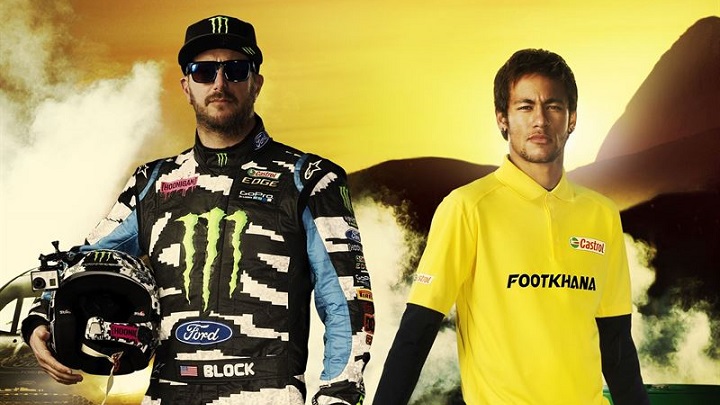 Ken Block y Neymar