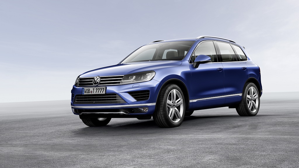 Volkswagen Touareg 2014 azul