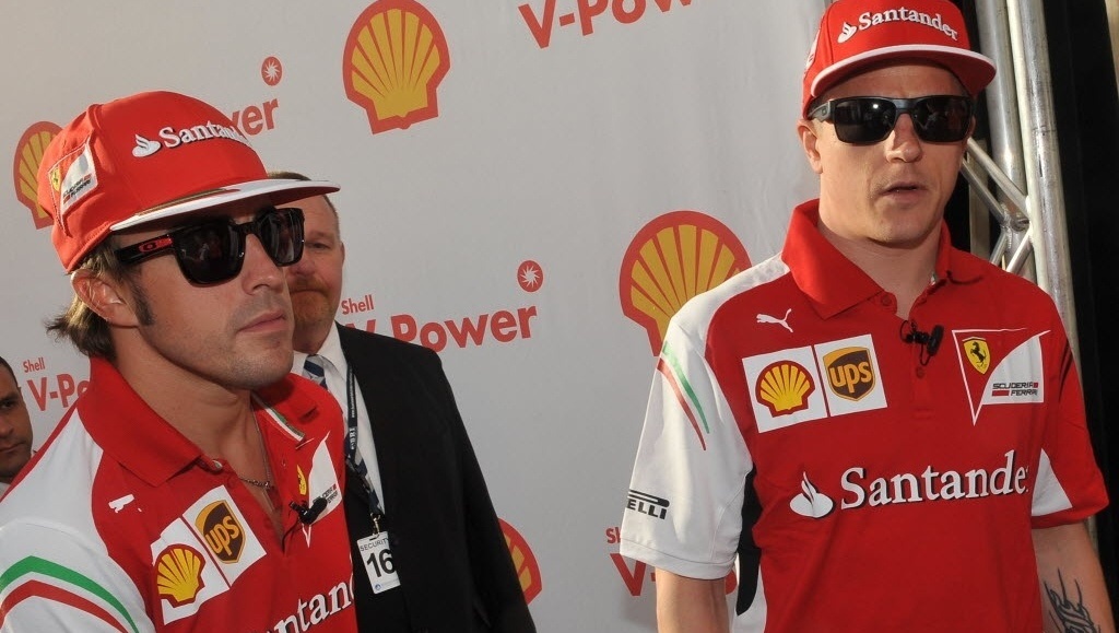 Alonso y Raikkonen