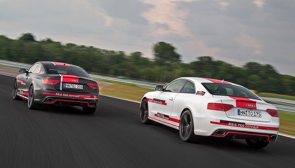 Audi RS5 TDI Concept blanco y negro