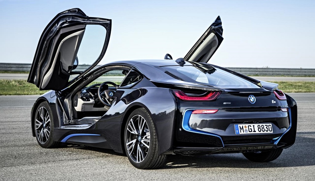 BMW i8 puertas abiertas