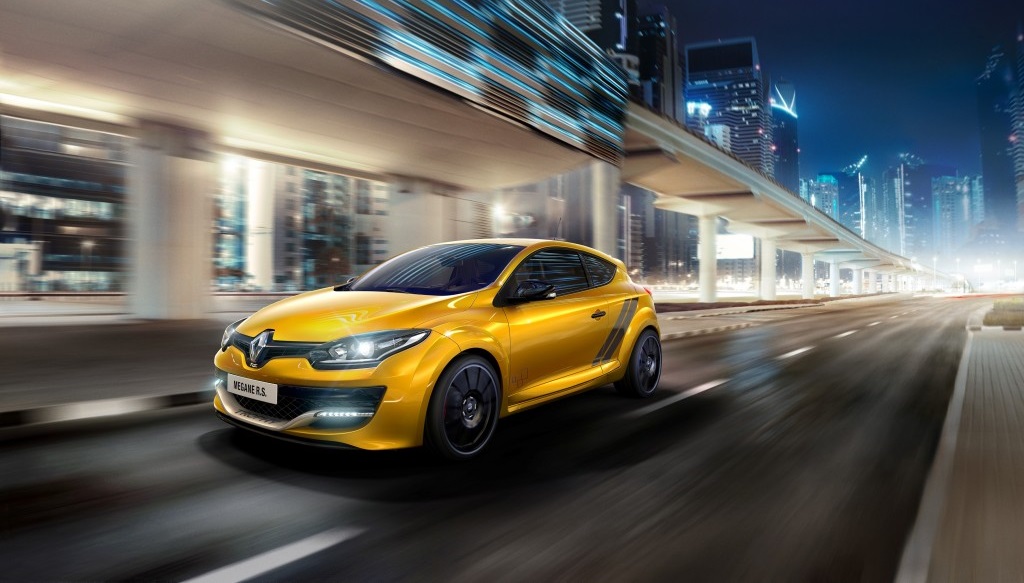 Megane RS 275 Trophy amarillo 