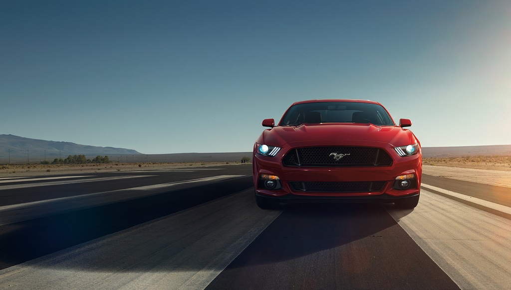 Mustang rojo