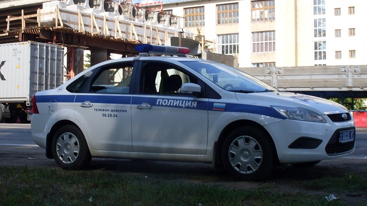 coche de policia ruso