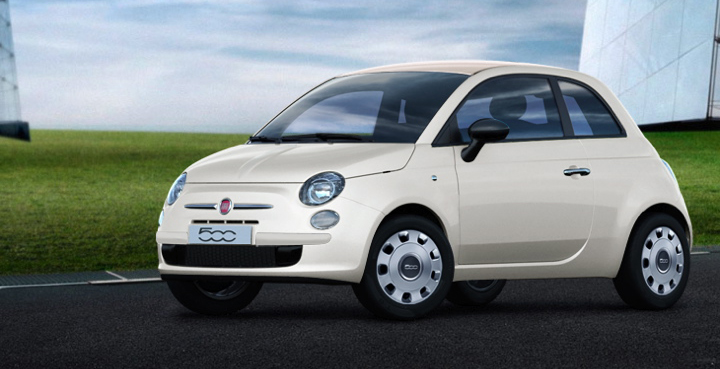 fiat 500 blanco