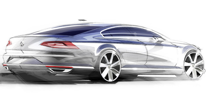 vw passat 2015 dibujo 3