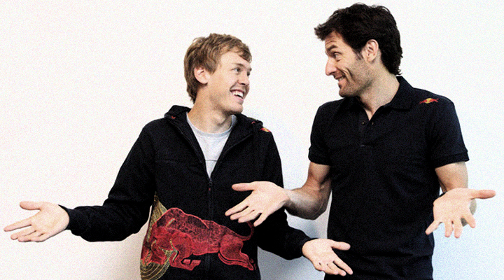 webber y vettel