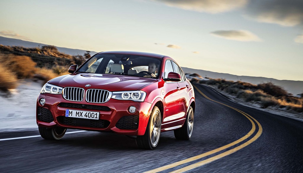 BMW X4 rojo