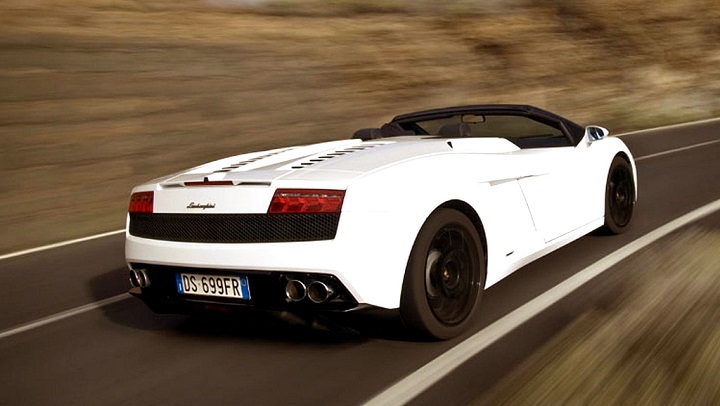 Lamborghini Gallardo Spyder blanco