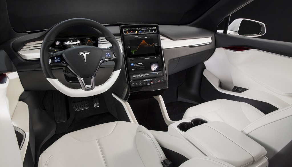 Tesla Model X habitaculo