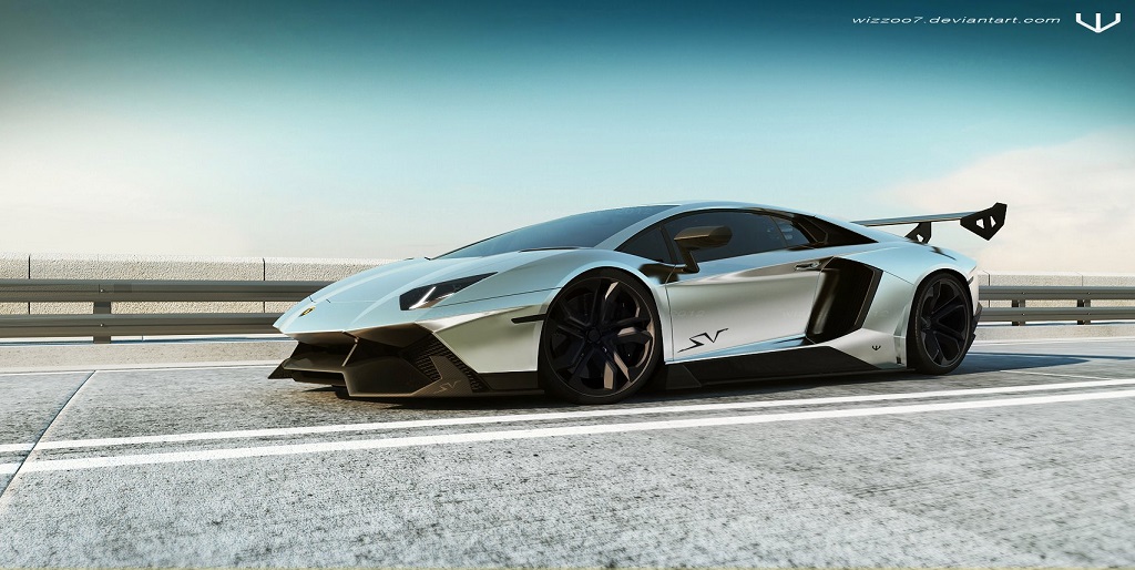 Lamborghini Aventador SV render