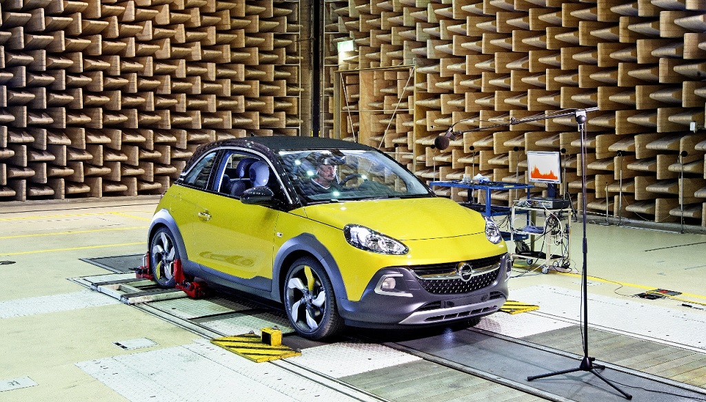 Opel Adam Rocks laboratorio acustico