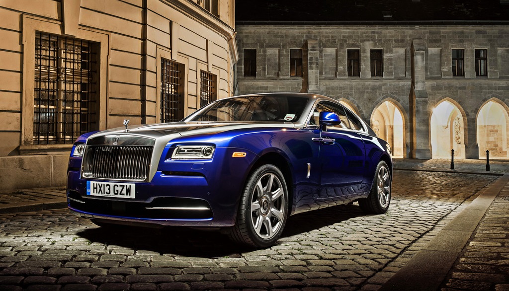 Rolls Royce Wraith azul