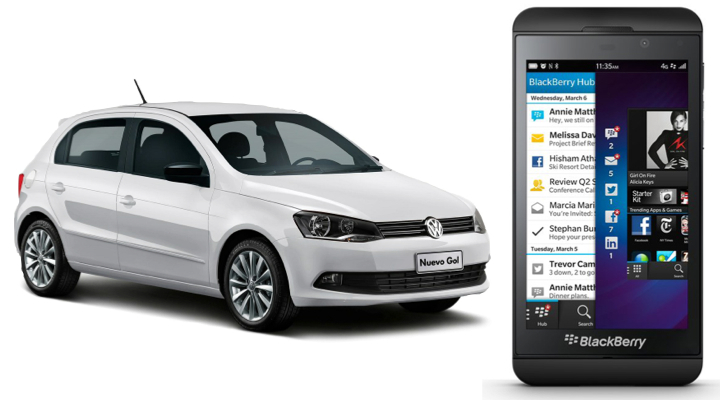 volkswagen gol blackberry