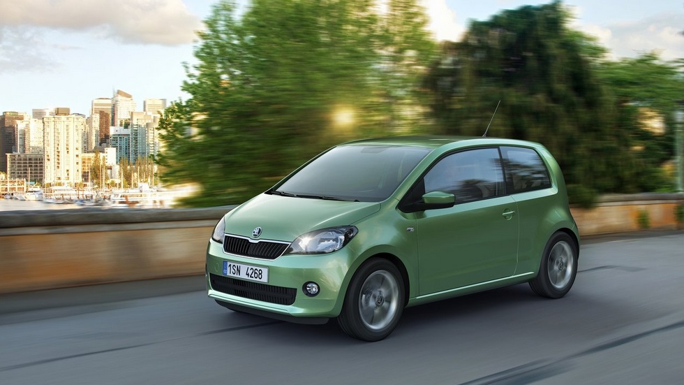 Skoda Citigo verde