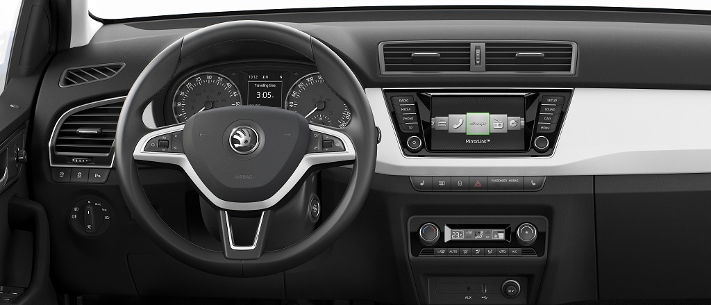 Skoda Fabia 2015 interior