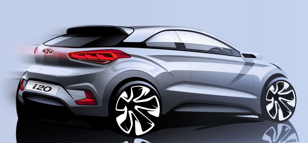 Hyundai i20 Coupe boceto