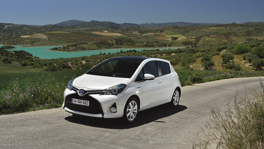 Toyota Yaris 2015 blanco