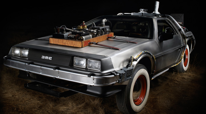 back to future delorean