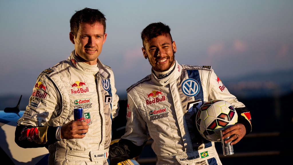 Sebastien Ogier y Neymar