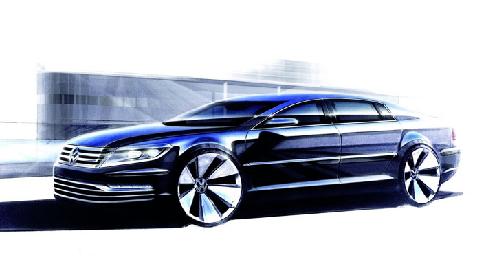 volkswagen phaeton 2015 boceto