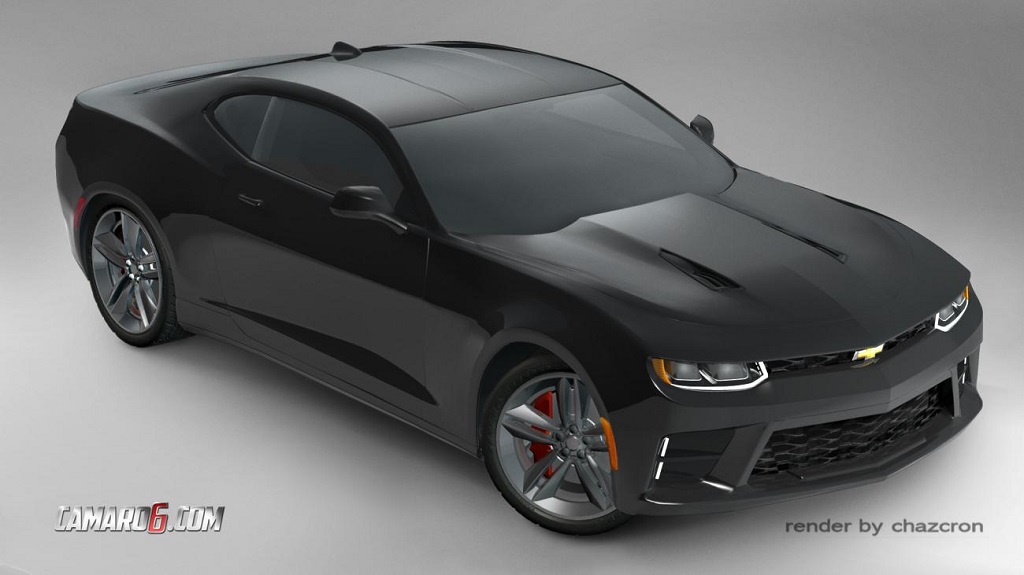 recreacion del 2016 Chevrolet Camaro