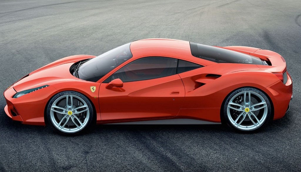 Ferrari 488 GTB lateral