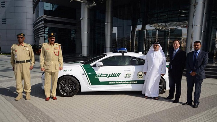 Lexus RC F Dubai Police 2