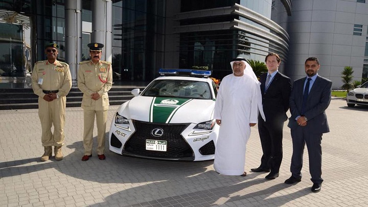 Lexus RC F Dubai Police