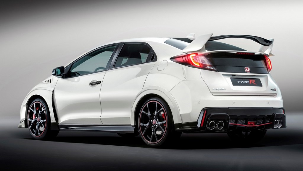 Honda Civic Type R zaga tres cuartos