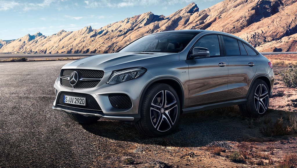 Mercedes-Benz GLE Coupe frontal tres cuartos