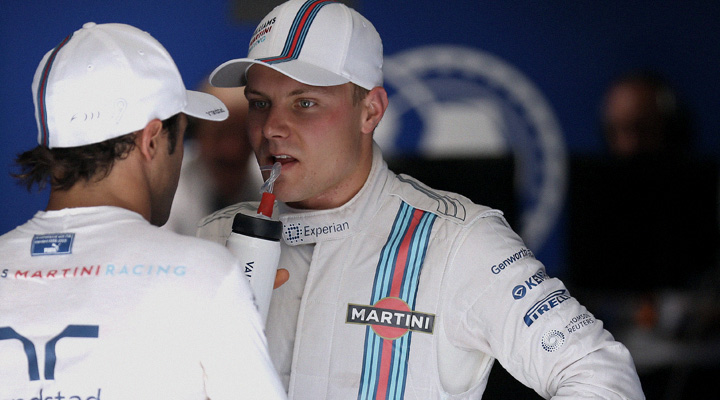 bottas y massa malasia 2015