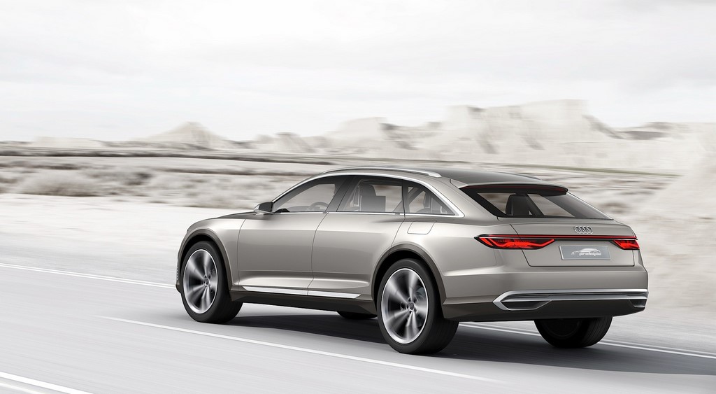 Audi prologue allroad en carretera