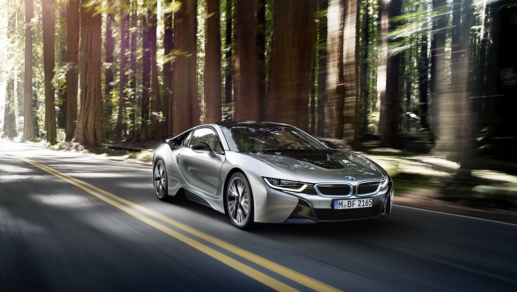 BMW i8 en movimiento