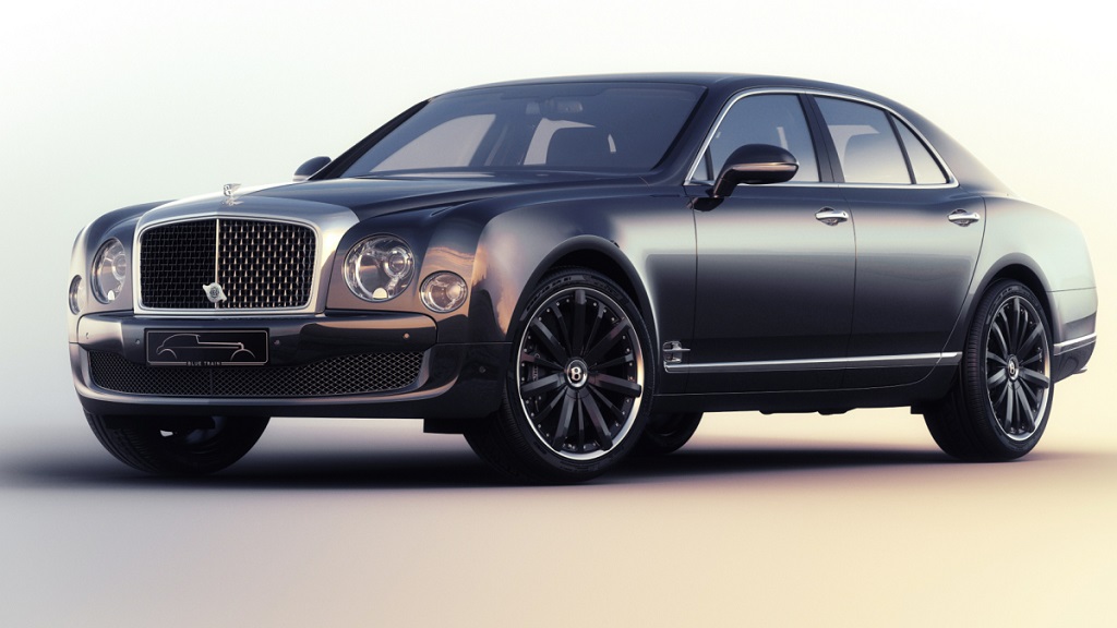 Bentley Mulsanne Speed Blue Train