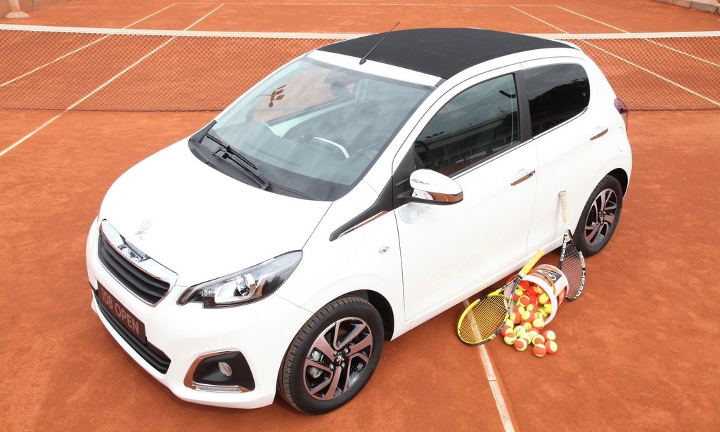 Peugeot 108 Open frontal tres cuartos