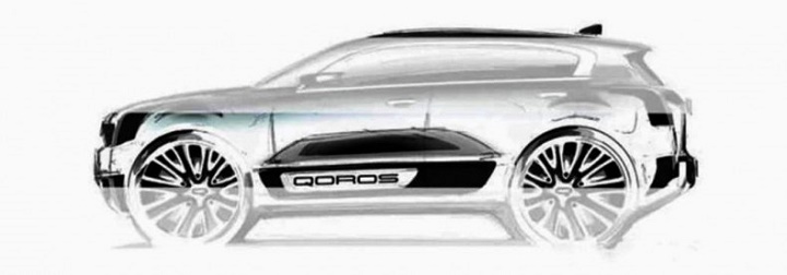 Qoros 2 SUV Concept boceto