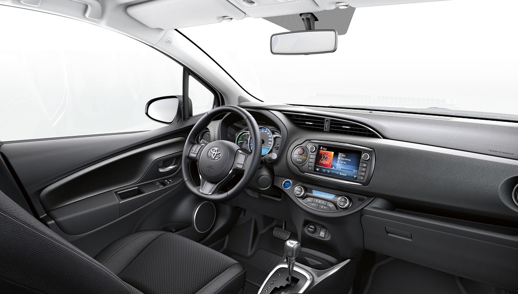 Toyota Yaris hybrid interior