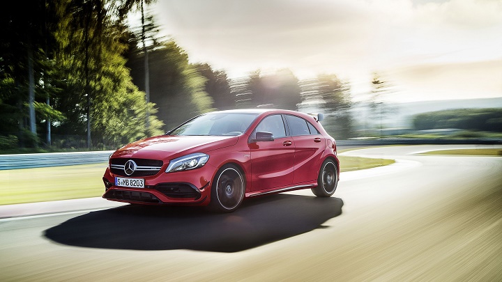 Mercedes-Benz Clase A 2016 rojo