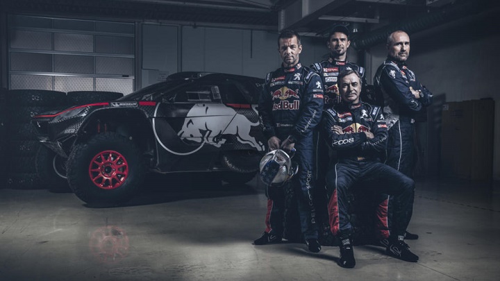 Loeb Sainz Peterhansel y Depres