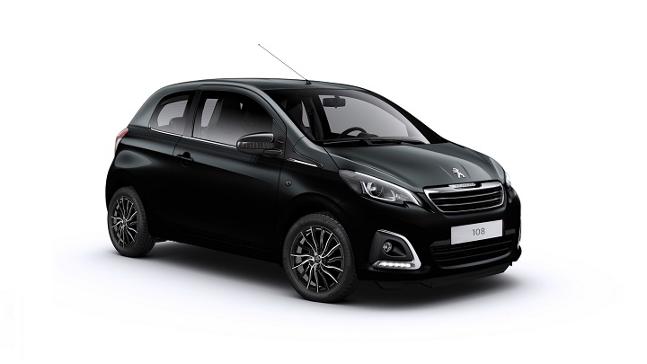 Peugeot 108 negro