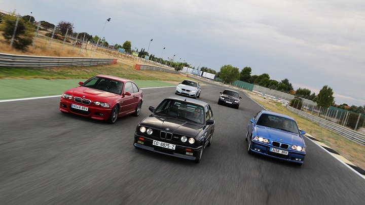 BMW M3 5 generations 2