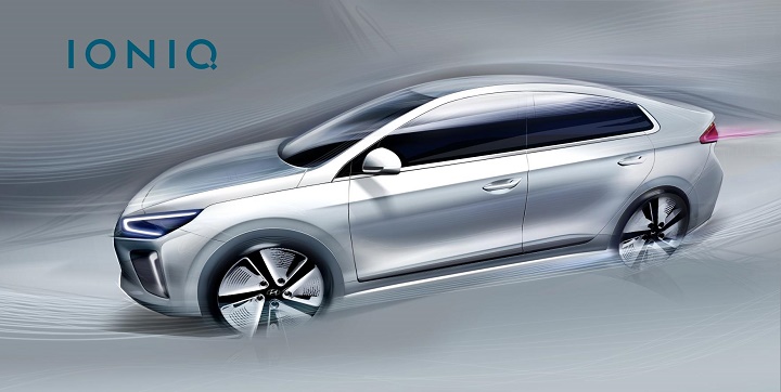 Hyundai IONIQ lateral teaser