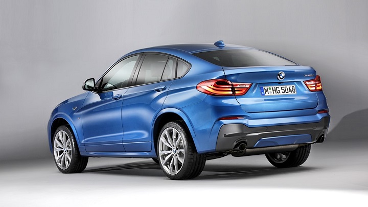 BMW X4 M40i azul zaga