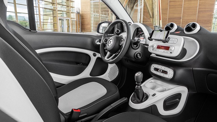 smart fortwo cabrio, passion, white / jupiter red