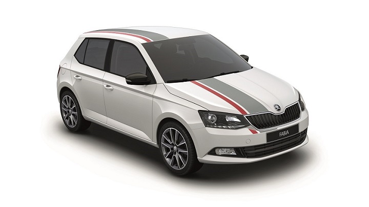 Fabia Red and Grey