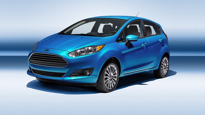 Ford Fiesta azul