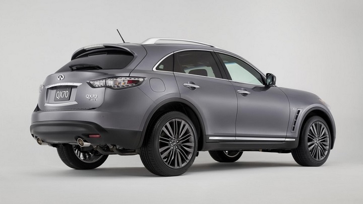 Infiniti QX70 Limited zaga tres cuartos